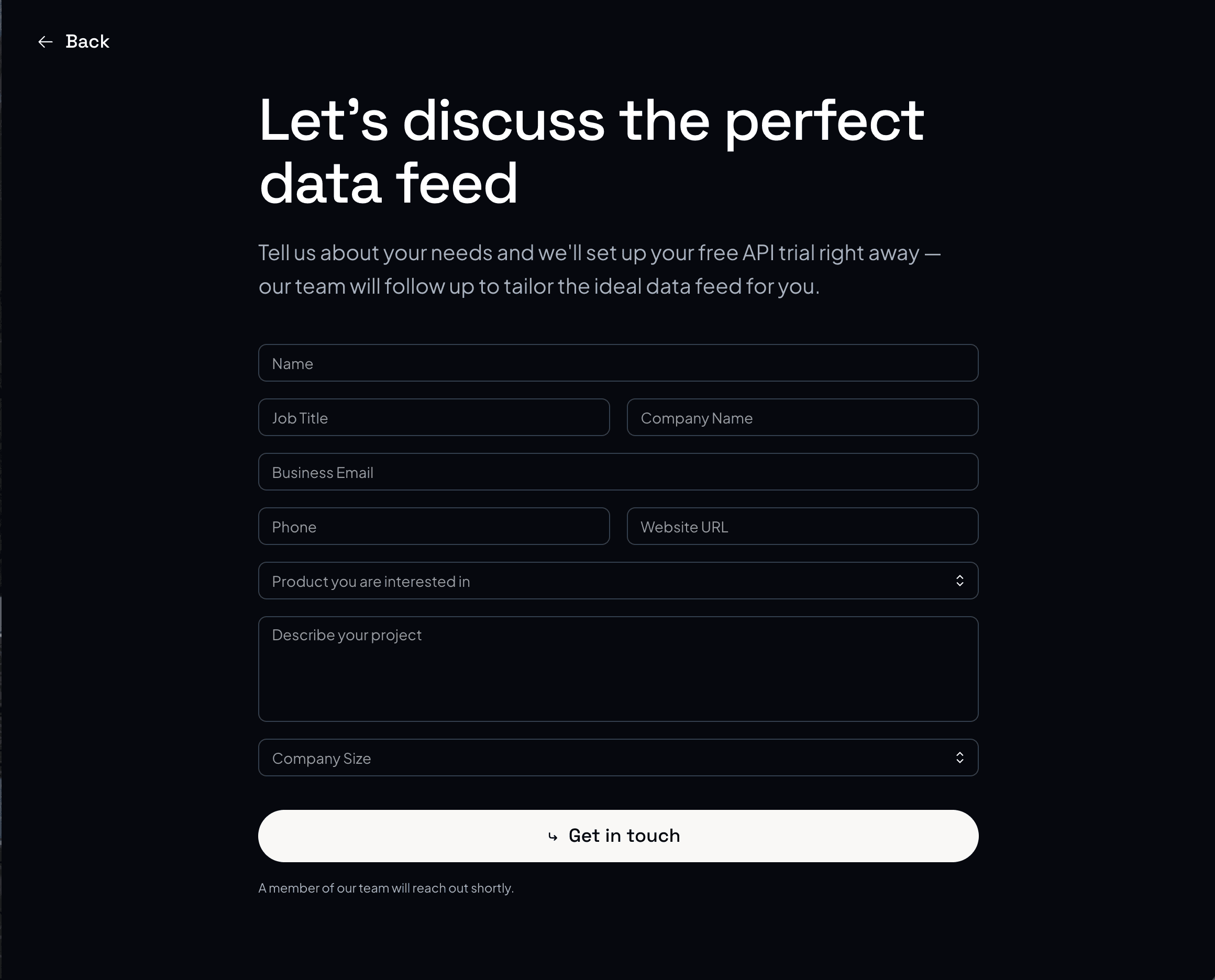 API